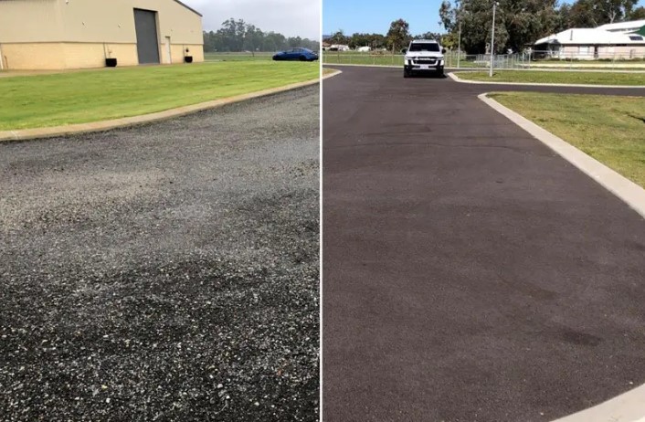 comparing recycled asphalt to new